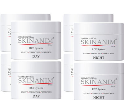 Skinanim set balsam na dzień i na noc (przecenione 4 zestawy)