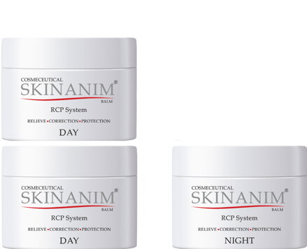 Skinanim set balsam 2x na dzień i 1x na noc